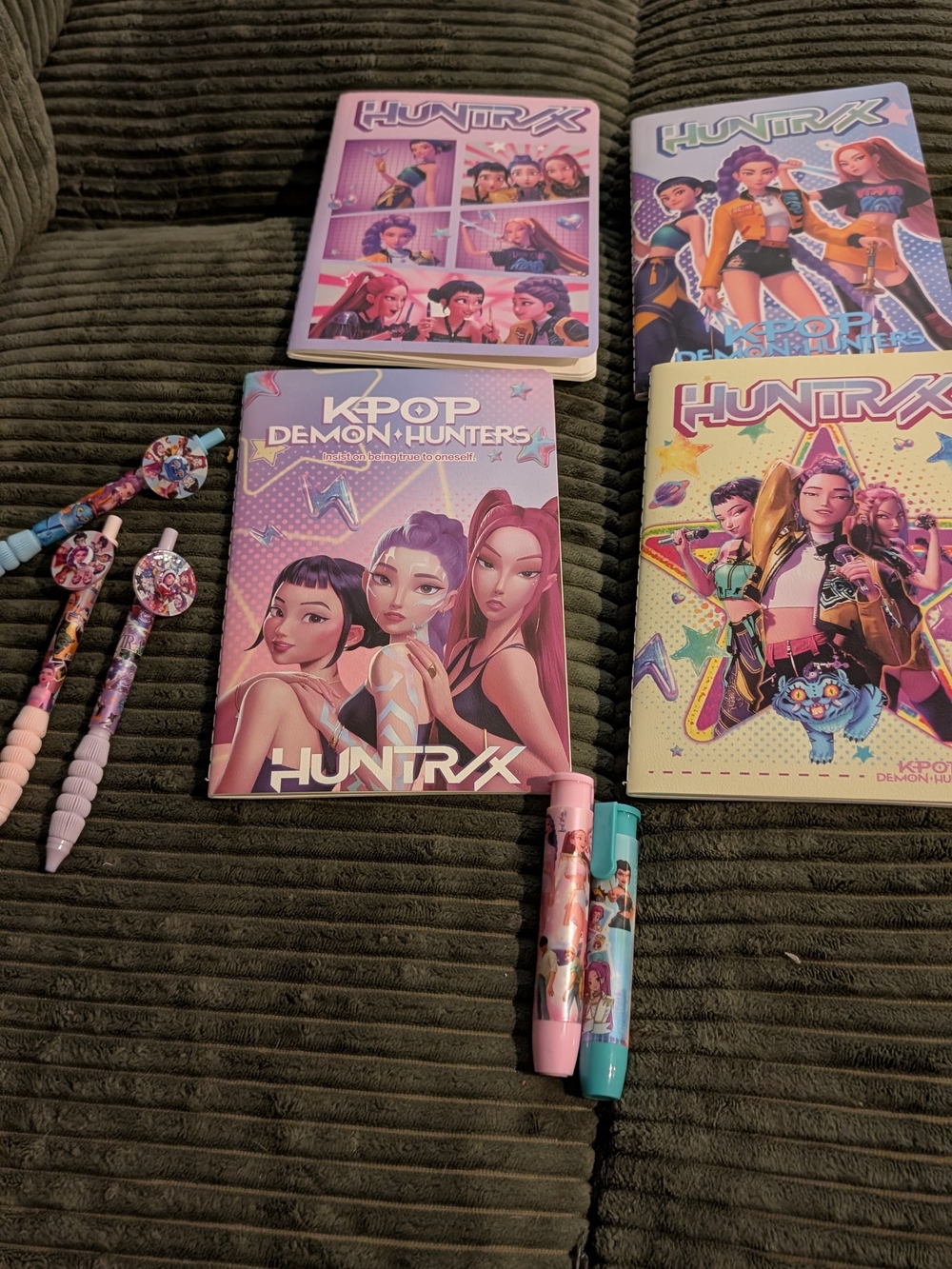 K-Pop Demon Hunters Notebooks Pen Bundle